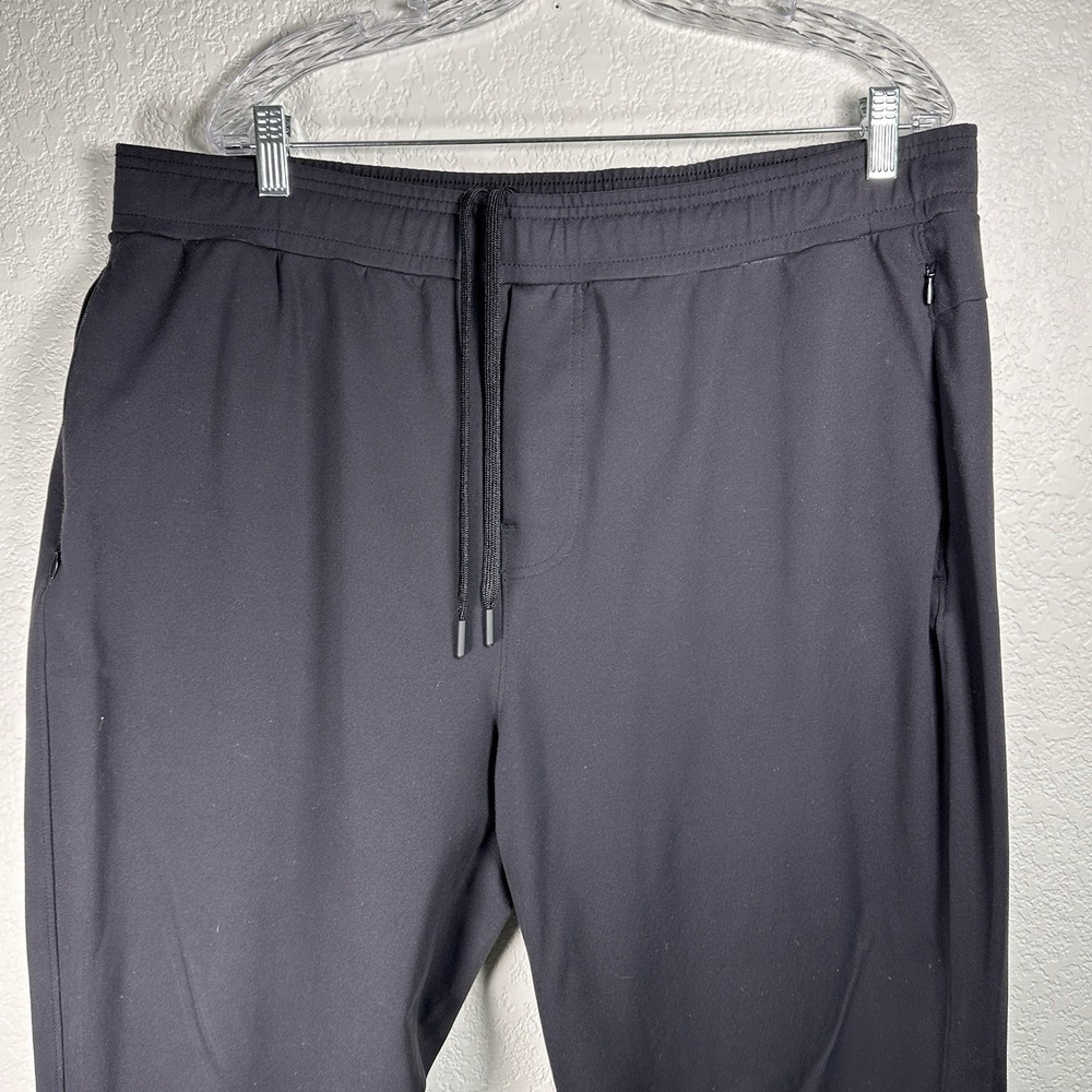 Public Rec Pants Black‎ Daymaker Stretch Drawstring Zippered Pockets Golf 42x34